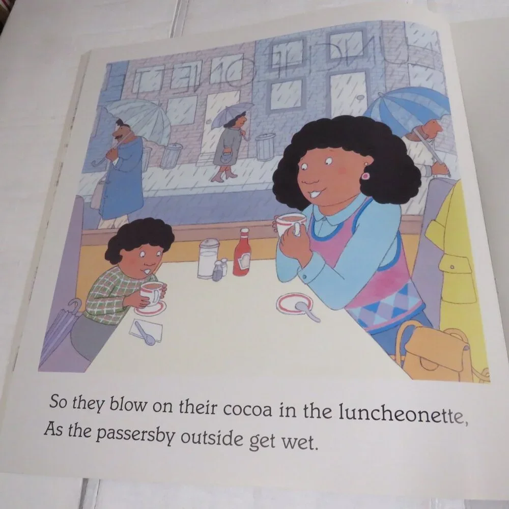 On a Hot, Hot Day BIG BOOK (almost 2 feet tall) by Nicki Weiss Classroom